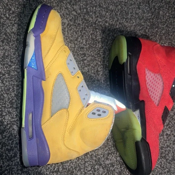 Jordan “what the” 5s mismatch shoes 🔥🔥🔥🔥🔥🔥🔥🔥🔥🔥